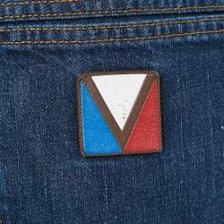 Louis Vuitton Blue Denim Regular Fit Jeans M Waist 32"