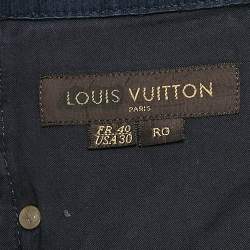Louis Vuitton Blue Denim Regular Fit Jeans M Waist 32"