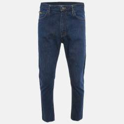 Louis Vuitton Blue Denim Regular Fit Jeans M Waist 32"
