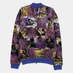  Louis Vuitton Multi Cotton Damier Pictorial Blouson Size XL 