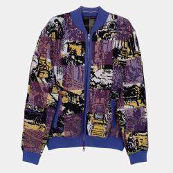  Louis Vuitton Multi Cotton Damier Pictorial Blouson Size XL 