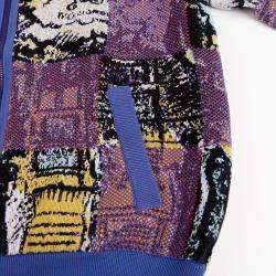  Louis Vuitton Multi Cotton Damier Pictorial Blouson Size XL 
