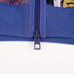 Louis Vuitton Multi Cotton Damier Pictorial Blouson Size XL 