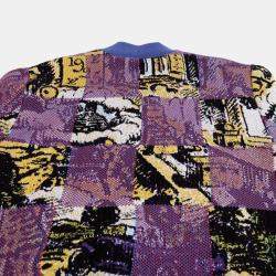  Louis Vuitton Multi Cotton Damier Pictorial Blouson Size XL 