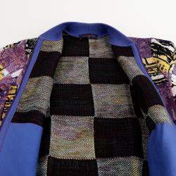  Louis Vuitton Multi Cotton Damier Pictorial Blouson Size XL 