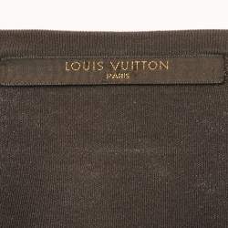 Louis Vuitton Brown Damier Print Jersey Long Sleeve T-Shirt M