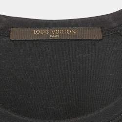 Louis Vuitton Brown Damier Print Jersey Crewneck T-Shirt S