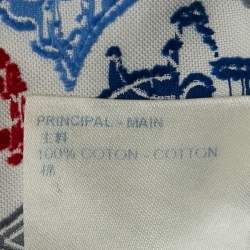 Louis Vuitton White Monogram Jacquard Short-Sleeve Shirt M