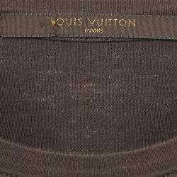 Louis Vuitton Brown Damier Print Jersey Raglan Sleeve T-Shirt M