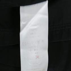 مملوكة مسبقًا Louis Vuitton Black Cotton Damier Graphite Pocket Short-Sleeve Shirt M