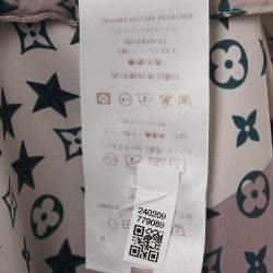 Louis Vuitton Pink Monogram Print Synthetic Swim Shorts M