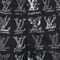 Louis Vuitton Black LV Cartoons Board Swim Shorts M