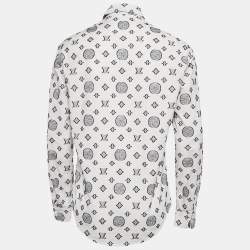 Louis Vuitton White Christopher Nemeth Rope Fil-coupe Cotton Shirt XL