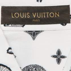 Louis Vuitton White Christopher Nemeth Rope Fil-coupe Cotton Shirt XL