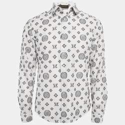 Louis Vuitton White Christopher Nemeth Rope Fil-coupe Cotton Shirt M