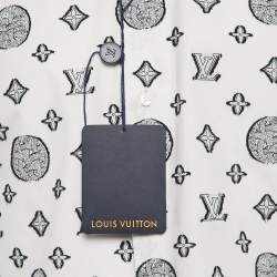 Louis Vuitton White Christopher Nemeth Rope Fil-coupe Cotton Shirt M