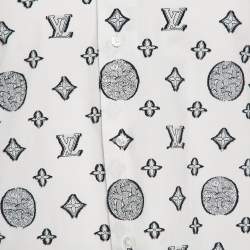 Louis Vuitton White Christopher Nemeth Rope Fil-coupe Cotton Shirt M