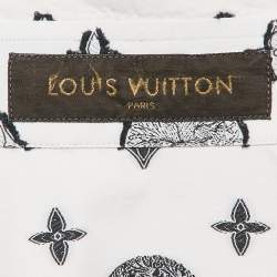 Louis Vuitton White Christopher Nemeth Rope Fil-coupe Cotton Shirt M