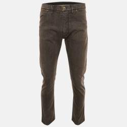 Louis Vuitton Brown Denim Jeans L Waist 33"