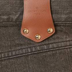 Louis Vuitton Brown Denim Jeans L Waist 33"