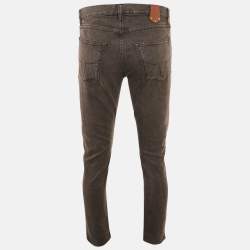 Louis Vuitton Brown Denim Jeans L Waist 33"