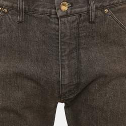 Louis Vuitton Brown Denim Jeans L Waist 33"