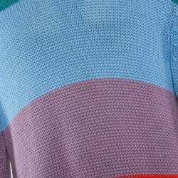 Louis Vuitton Multicolor Colorblock Cotton & Cashmere Knit Jumper L