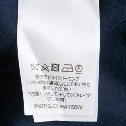 Louis Vuitton Navy Blue Jersey Crewneck T-Shirt L