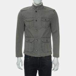 Louis Vuitton Grey Denim Jacket EU 46