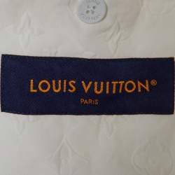 Louis Vuitton White Monogram Cotton Napolitana Jacket L