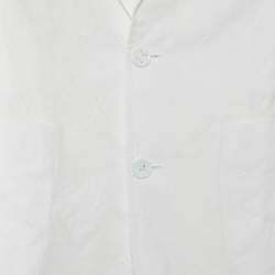 Louis Vuitton White Monogram Cotton Napolitana Jacket L