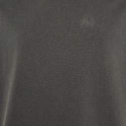 Pre Owned Louis Vuitton Charcoal Grey Cotton Crew Neck T-Shirt M