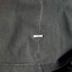 Pre Owned Louis Vuitton Charcoal Grey Cotton Crew Neck T-Shirt M