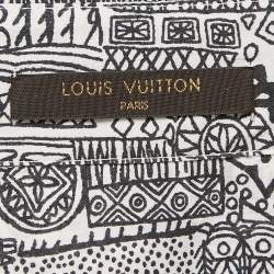 Louis Vuitton Black/White Printed Cotton Button Front Totem Shirt M