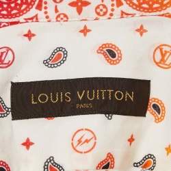 Louis Vuitton x Fragment Design Multicolor Bandana Print Cotton Short Sleeve Shirt M