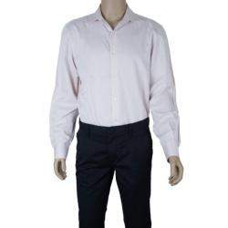 Pre Owned Louis Vuitton Rose Pink Cotton Button Down Shirt L