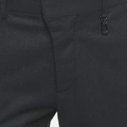 Louis Vuitton Black Wool Formal Trousers L