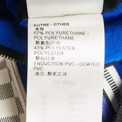 Louis Vuitton Blue Nylon Damier Azur Pattern Amen Break Jacket L