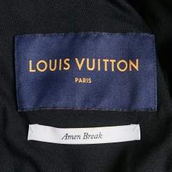 Louis Vuitton Blue Nylon Damier Azur Pattern Amen Break Jacket L