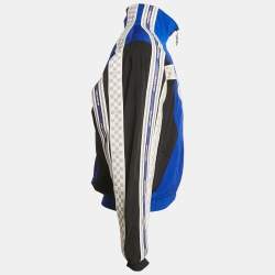 Louis Vuitton Blue Nylon Damier Azur Pattern Amen Break Jacket L