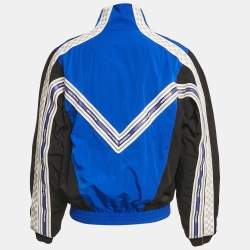 Louis Vuitton Blue Nylon Damier Azur Pattern Amen Break Jacket L