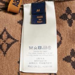 Louis Vuitton X NBA Brown Monogram Wool Knit Zip-Up Jacket M