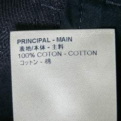 Louis Vuitton Navy Blue Monogram Jacquard Denim Jeans S Waist 31"