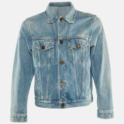 Louis Vuitton Blue Denim Button Front Jacket XS