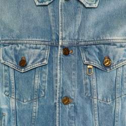 Louis Vuitton Blue Denim Button Front Jacket XS