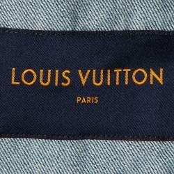 Louis Vuitton Blue Denim Button Front Jacket XS