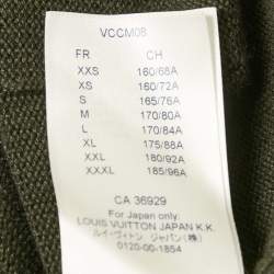 Louis Vuitton Dark Green Cashmere Sweatpants XXL
