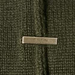 Louis Vuitton Dark Green Cashmere Sweatpants XXL