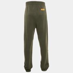 Louis Vuitton Dark Green Cashmere Sweatpants XXL
