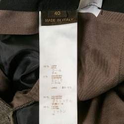 Louis Vuitton Dark Grey Wool Trousers M